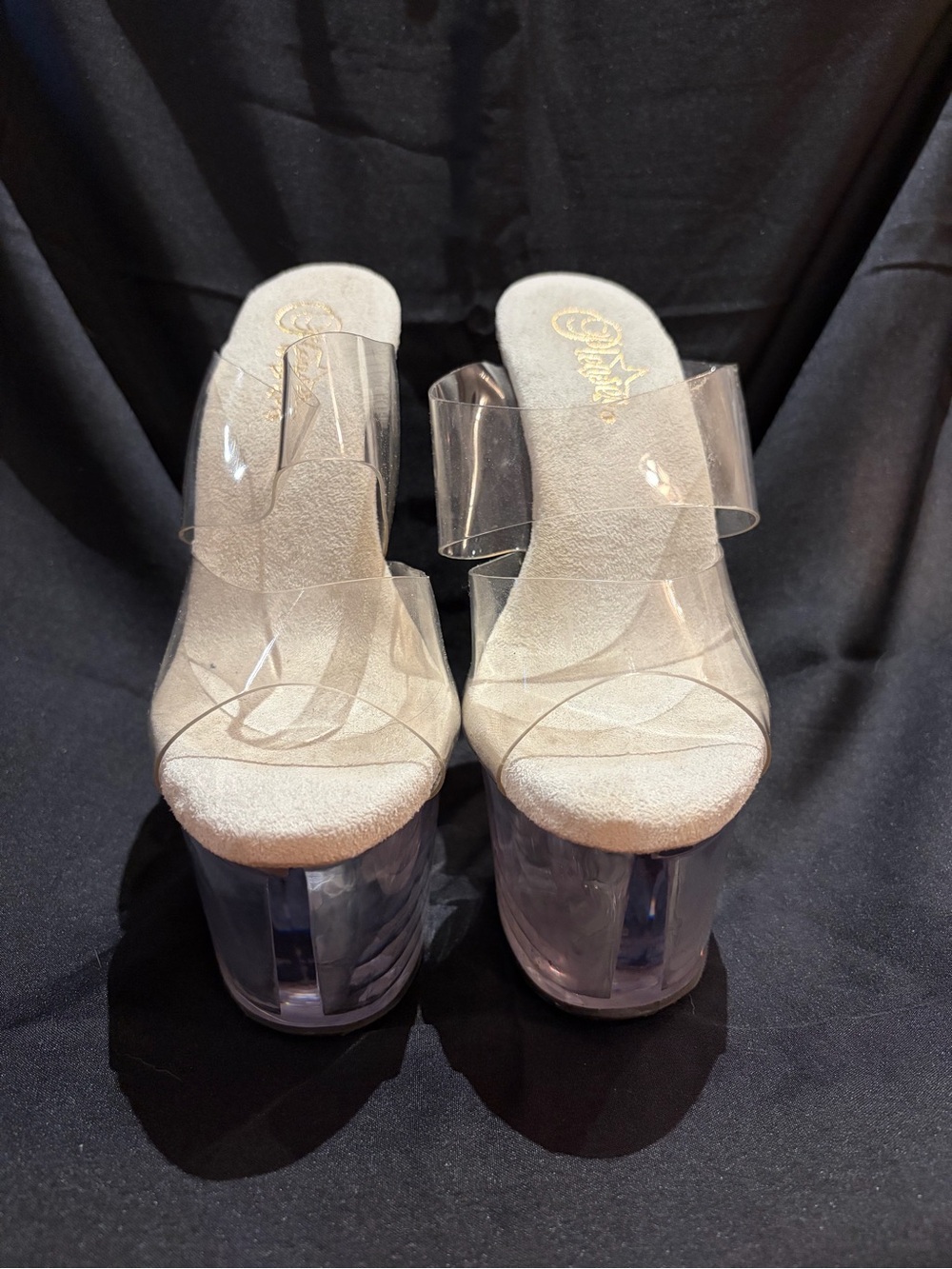 Pleasers Beau-601 Platform Sandals (US 7) - Picture 3 of 6